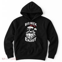 Big Nick Energy Funny Santa Christmas Hoodie thumb 0