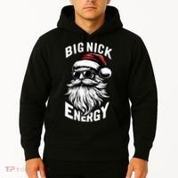 Big Nick Energy Funny Santa Christmas Hoodie thumb 2