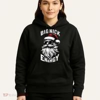 Big Nick Energy Funny Santa Christmas Hoodie thumb 5