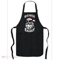 Big Nick Energy Funny Santa Christmas Apron thumb 0