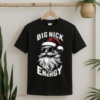 Big Nick Energy Funny Santa Christmas T-Shirt thumb 2
