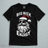 Big Nick Energy Funny Santa Christmas T-Shirt thumb 5