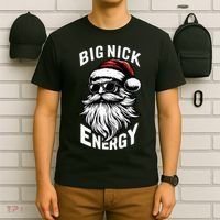 Big Nick Energy Funny Santa Christmas T-Shirt thumb 6