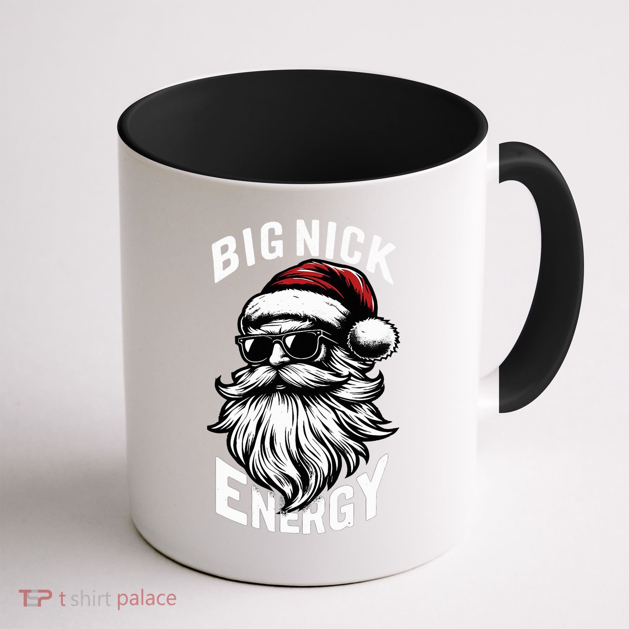 Big Nick Energy Funny Santa Christmas Coffee Mug
