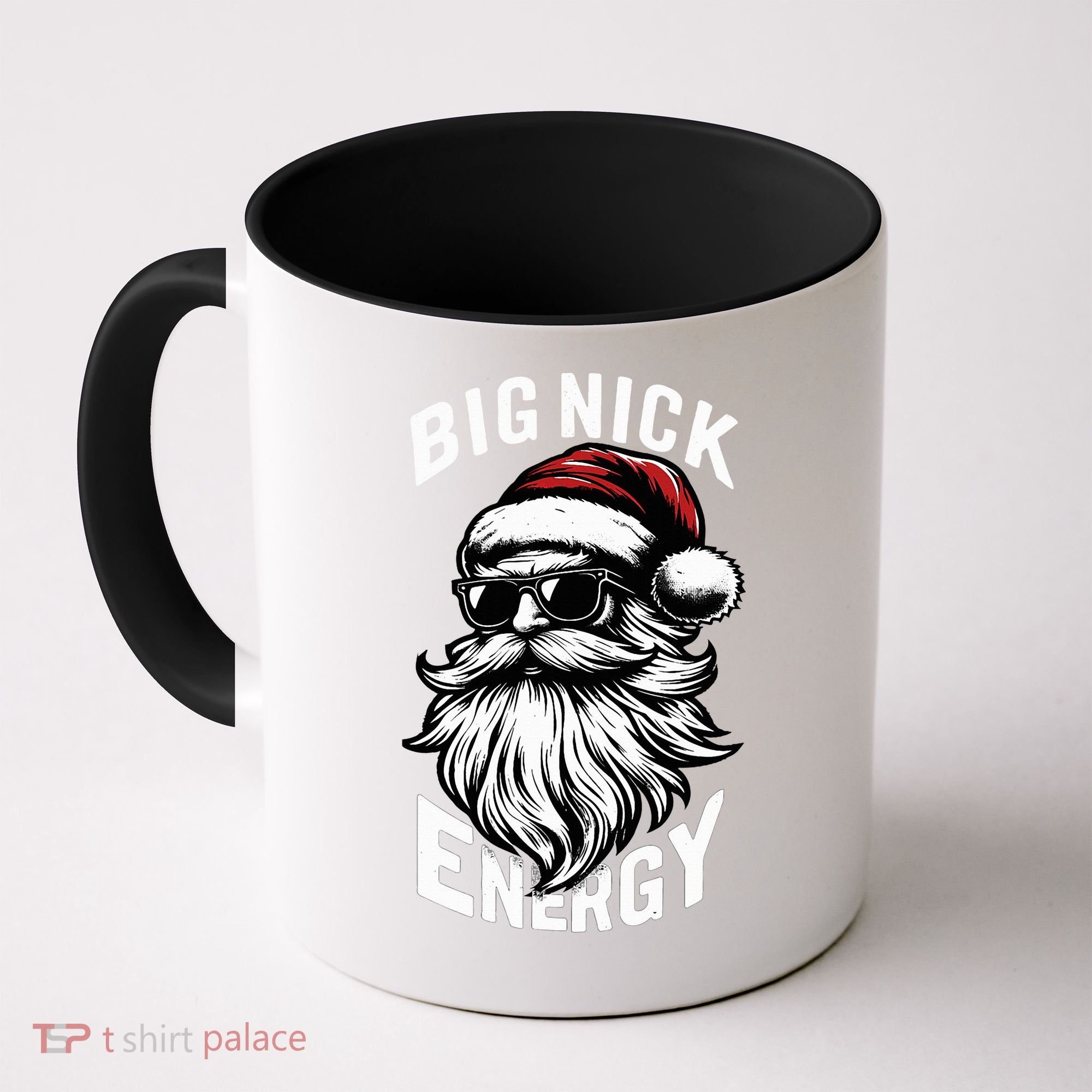 Big Nick Energy Funny Santa Christmas Coffee Mug
