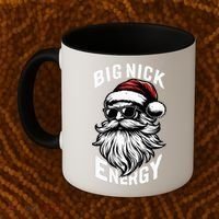 Big Nick Energy Funny Santa Christmas Coffee Mug thumb 2