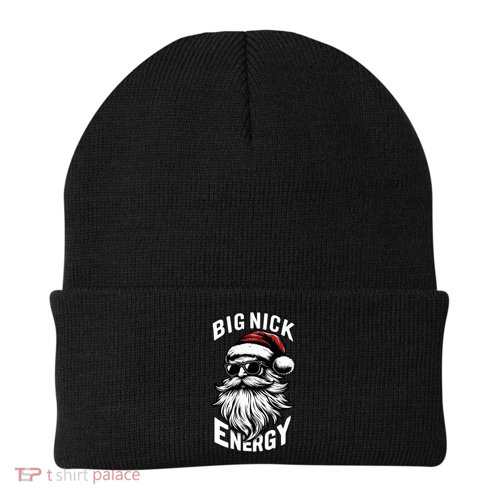 Big Nick Energy Funny Santa Christmas Beanie