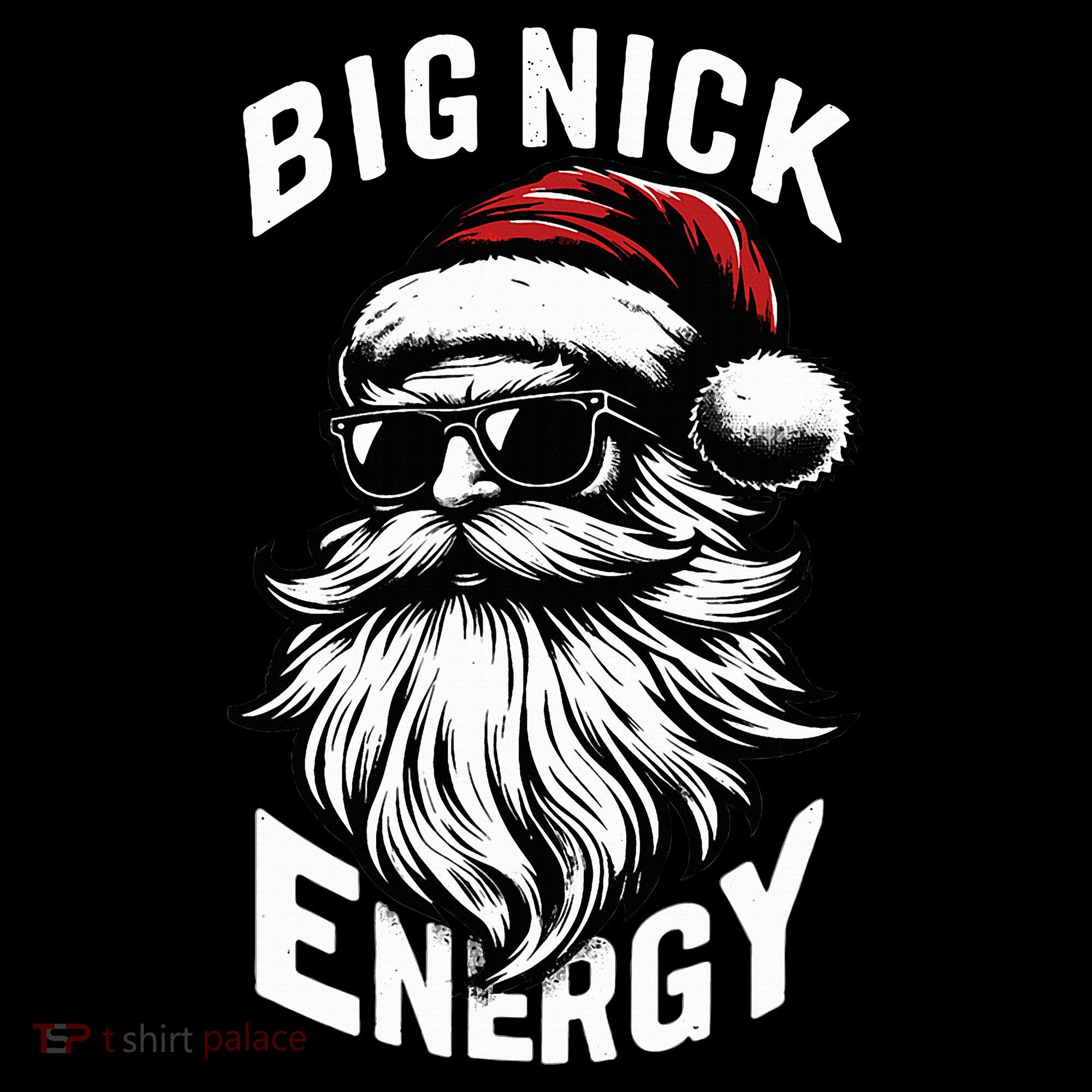 Big Nick Energy Funny Santa Christmas Women's Hoodie