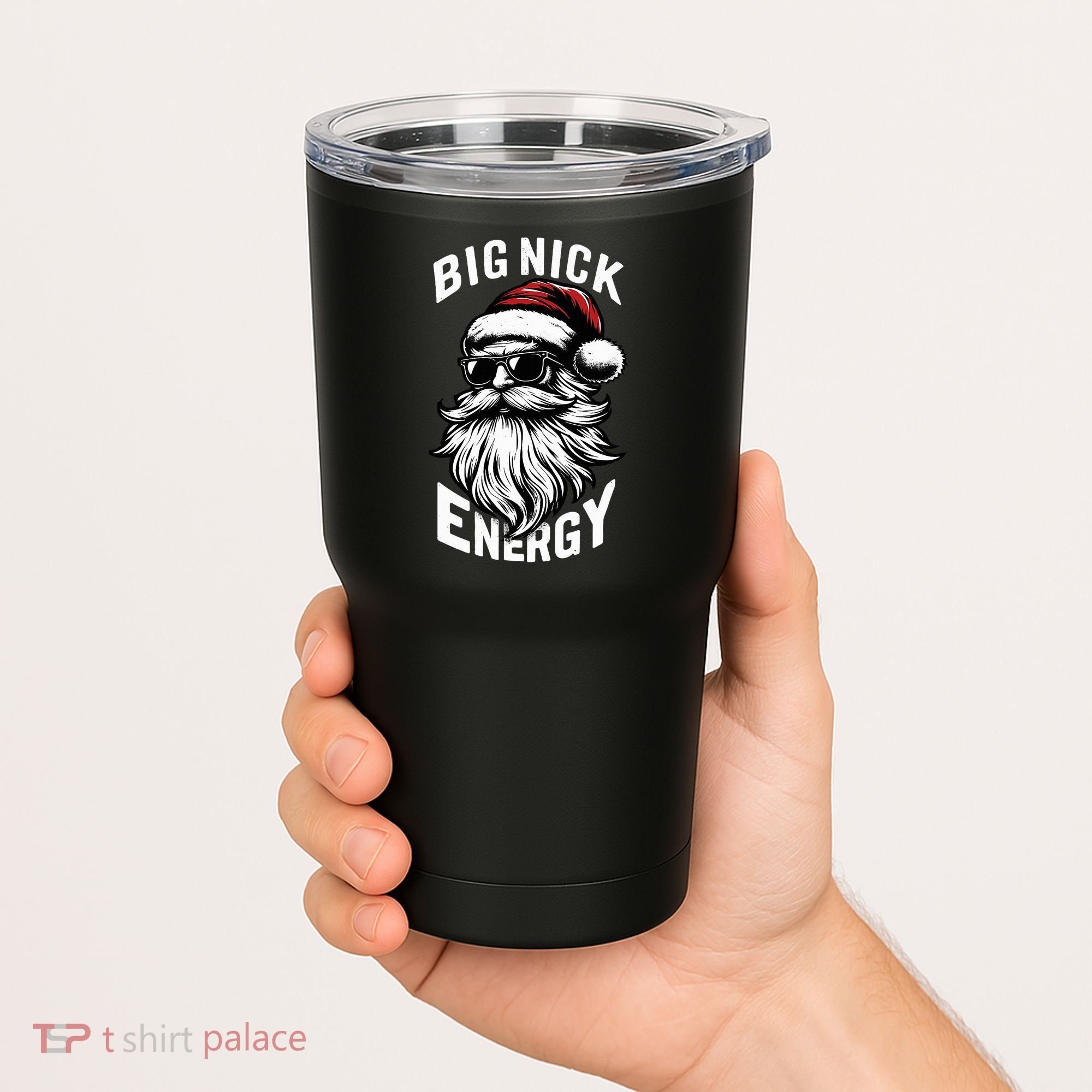 Big Nick Energy Funny Santa Christmas Tumbler