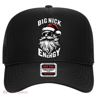 Big Nick Energy Funny Santa Christmas Hat