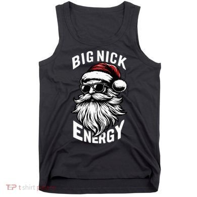 Big Nick Energy Funny Santa Christmas Tank Top