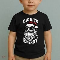 Big Nick Energy Funny Santa Christmas Toddler T-Shirt thumb 2
