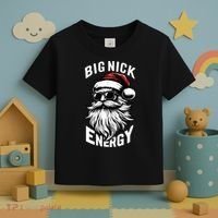 Big Nick Energy Funny Santa Christmas Toddler T-Shirt thumb 3