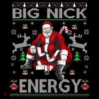 Big Nick Energy Funny Santa Christmas Ugly Sweater Coffee Mug thumb 5