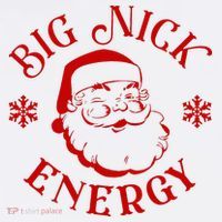 Big Nick Energy Christmas Retro Groovy Funny Vintage Santa T-Shirt thumb 7