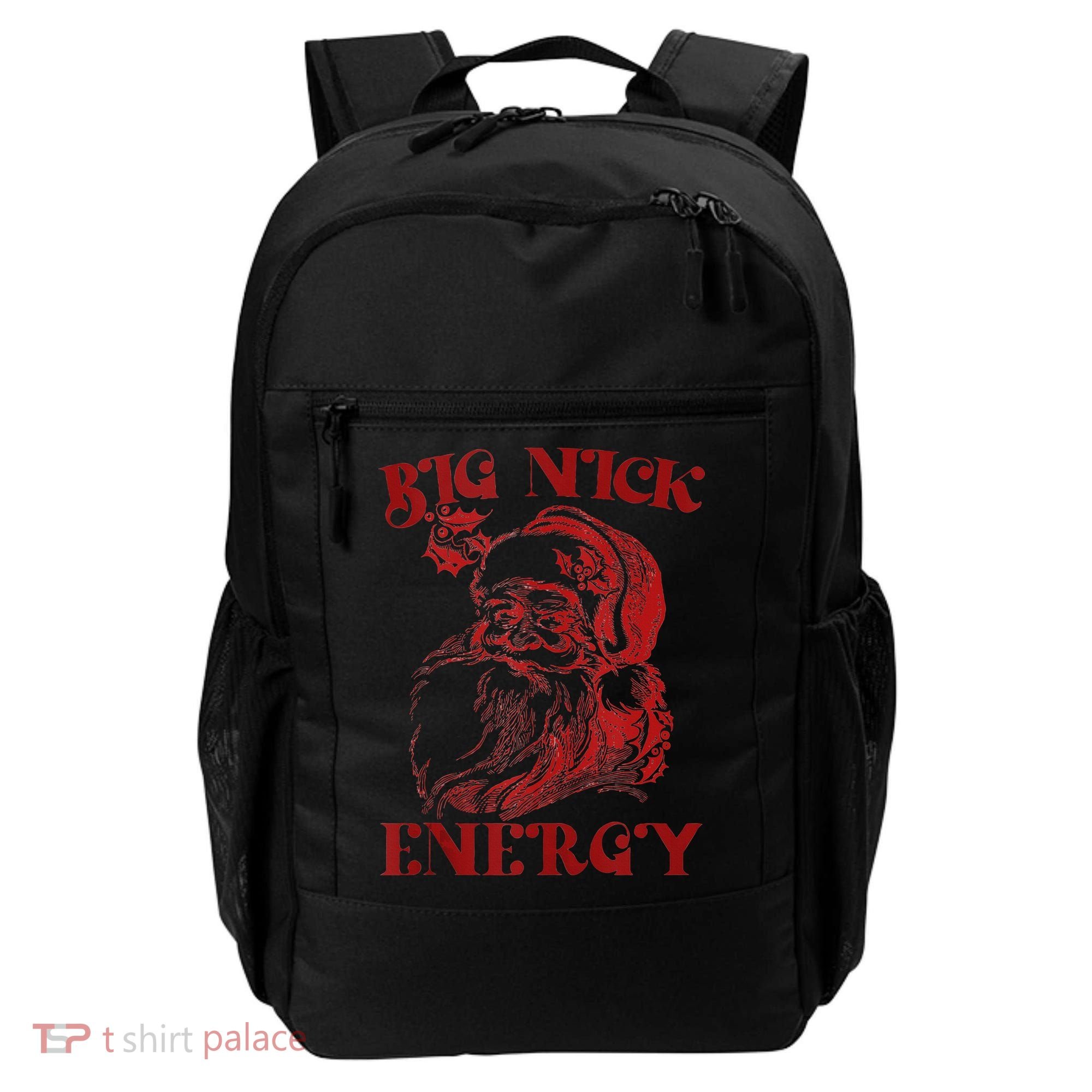 Big Nick Energy Funny Xmas Christmas Ugly Sweater Backpack