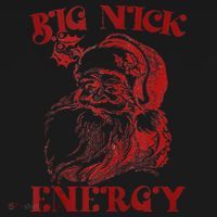 Big Nick Energy Funny Xmas Christmas Ugly Sweater Coaster thumb 2