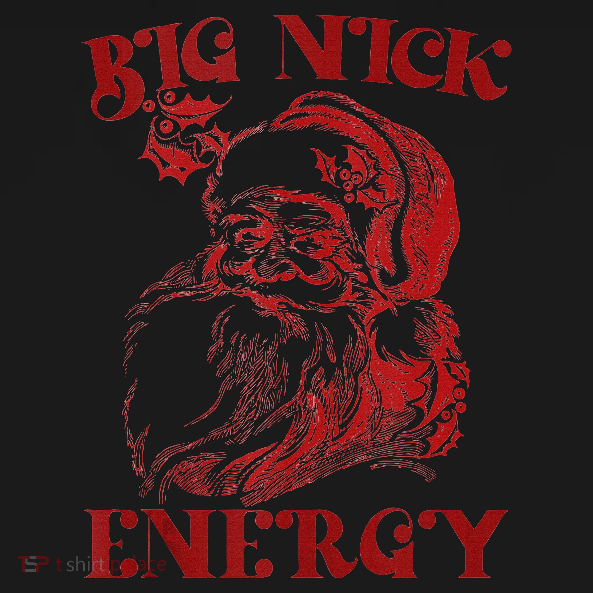 Big Nick Energy Funny Xmas Christmas Ugly Sweater Coaster