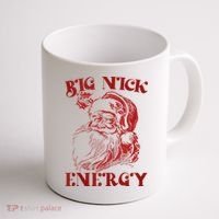 Big Nick Energy Funny Xmas Christmas Ugly Sweater Coffee Mug thumb 1