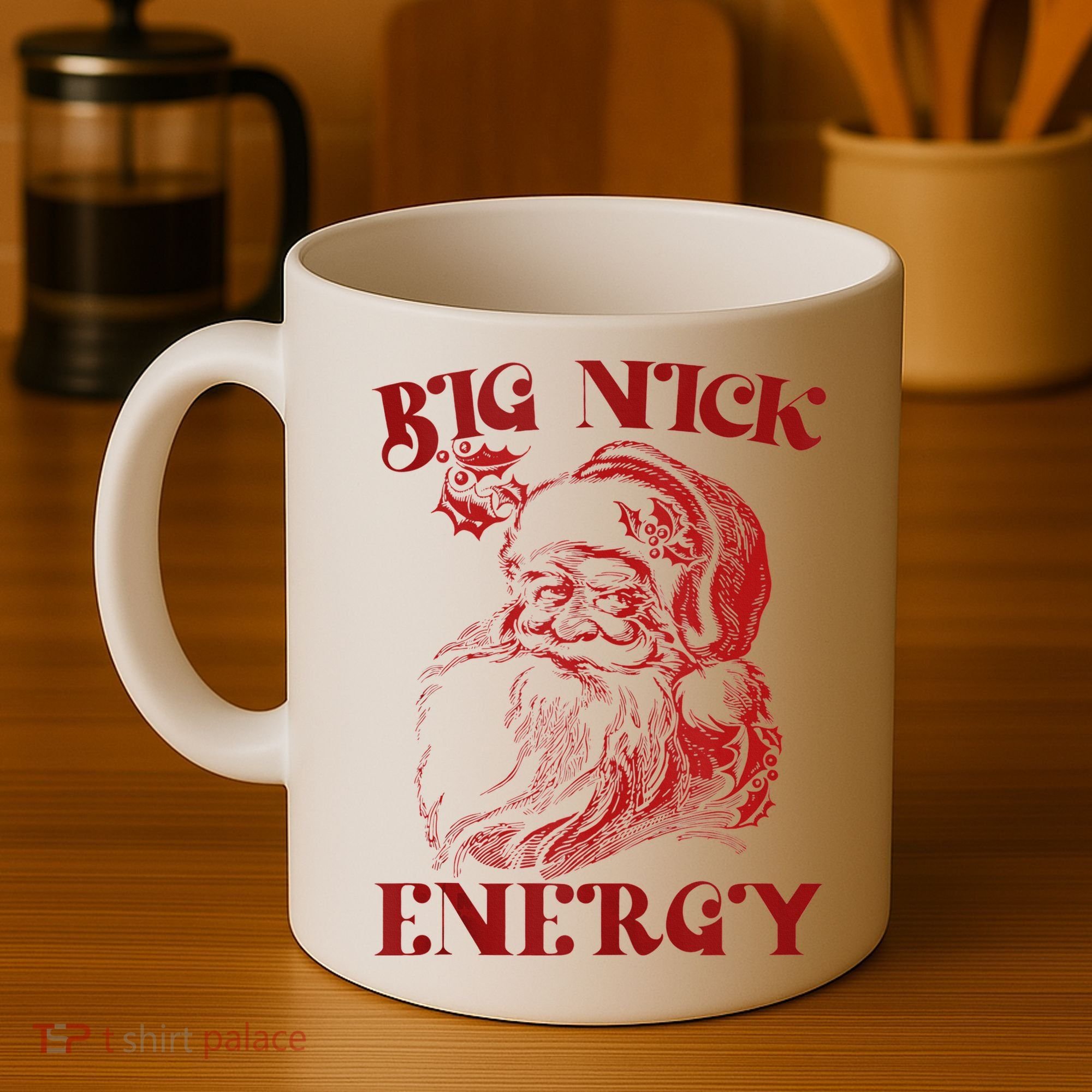 Big Nick Energy Funny Xmas Christmas Ugly Sweater Coffee Mug