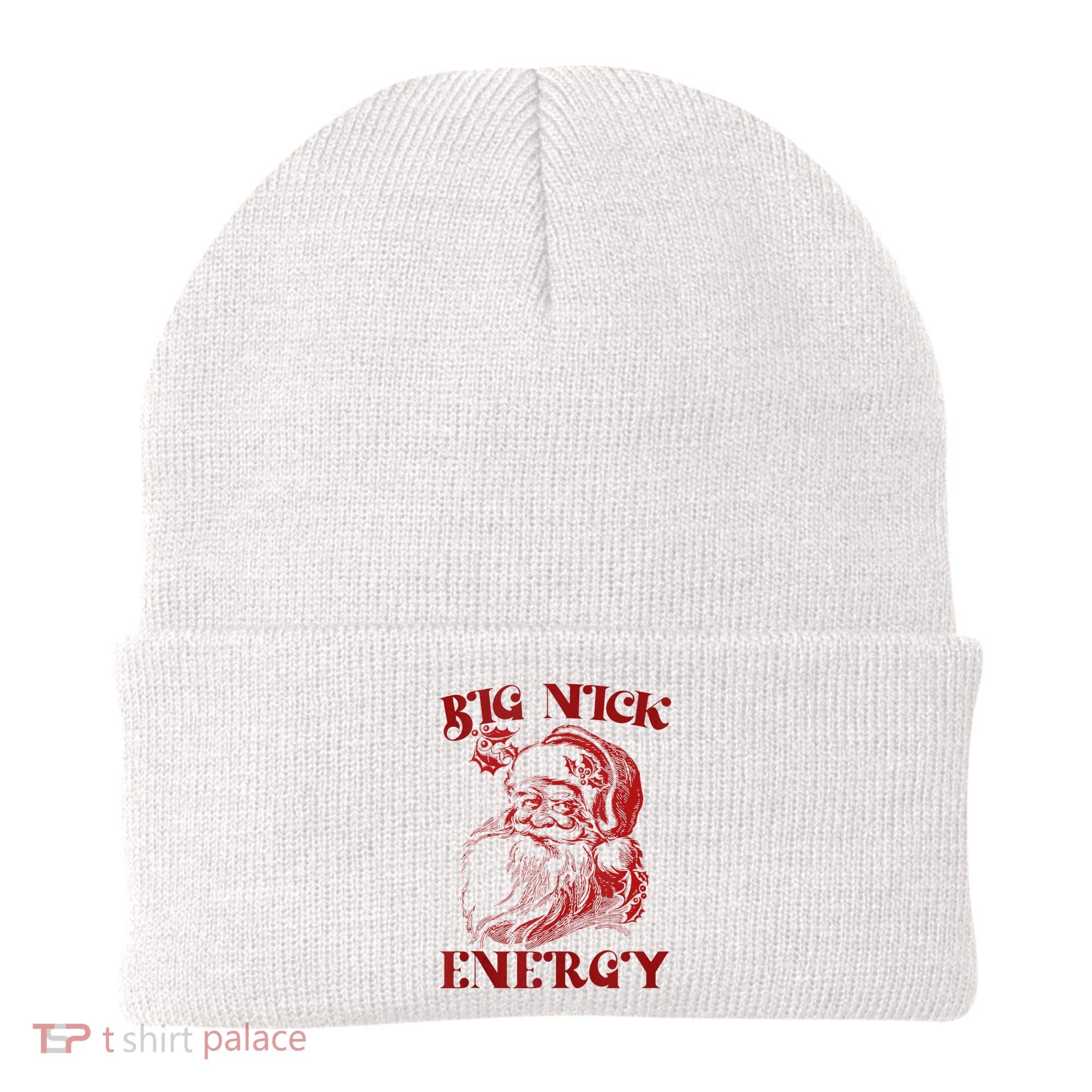 Big Nick Energy Funny Xmas Christmas Ugly Sweater Beanie