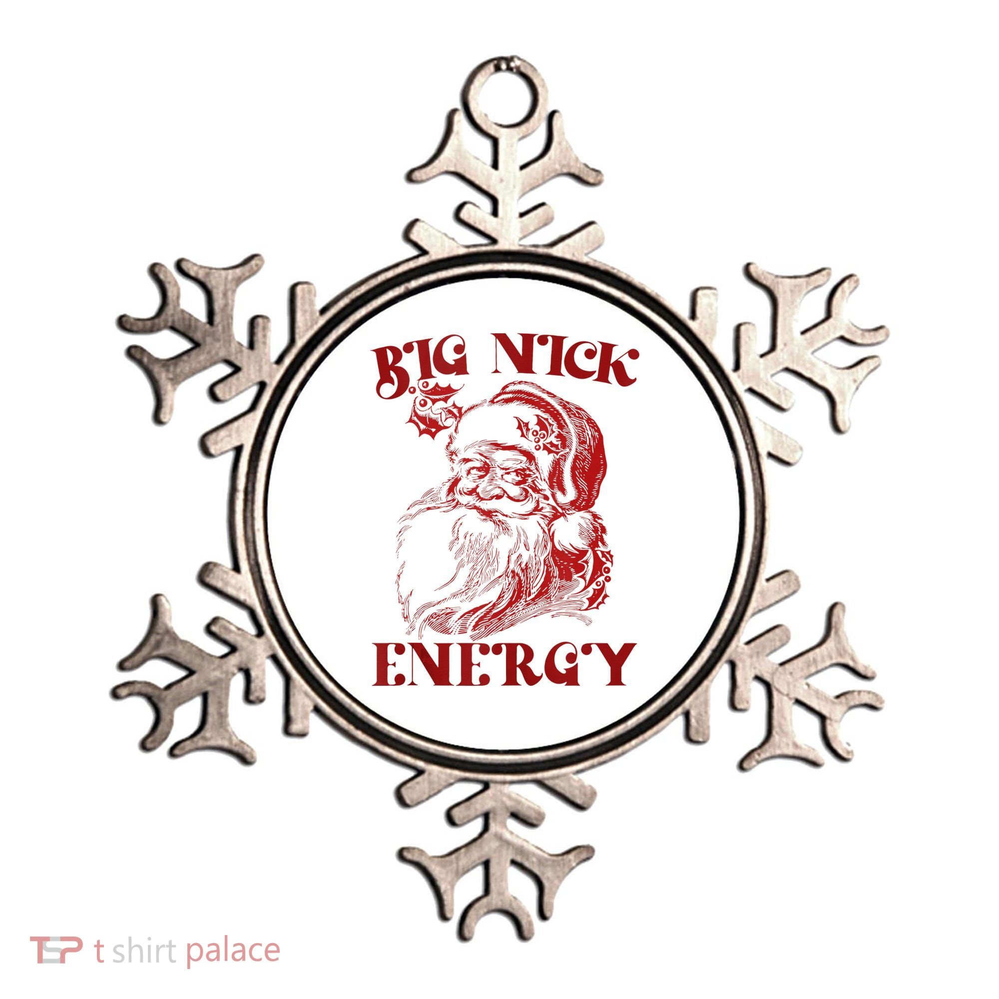 Big Nick Energy Funny Xmas Christmas Ugly Sweater Ornament