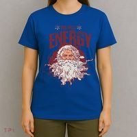 Big Nick Energy Merry Christmas Retro Funny Santa Adult Pun Gift T-Shirt thumb 4