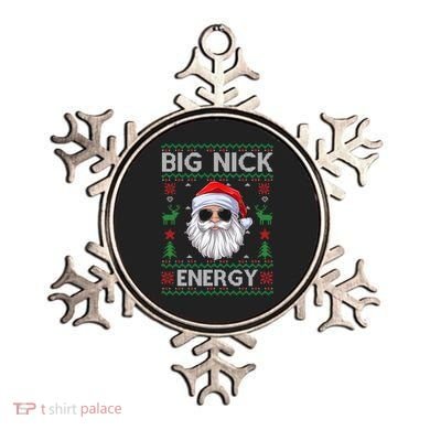 Big Nick Energy Santa Claus Ugly Christmas Sweater Gift Ornament