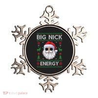 Big Nick Energy Santa Claus Ugly Christmas Sweater Gift Ornament thumb 0