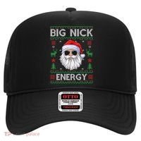 Big Nick Energy Santa Claus Ugly Christmas Sweater Gift Hat thumb 0