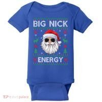 Big Nick Energy Santa Claus Ugly Christmas Sweater Gift Baby Bodysuit thumb 0