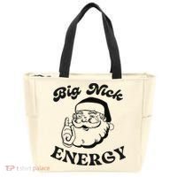 Big Nick Energy Santa Xmas Funny Christmas  Tote Bag thumb 0