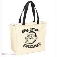 Big Nick Energy Santa Xmas Funny Christmas  Tote Bag thumb 2