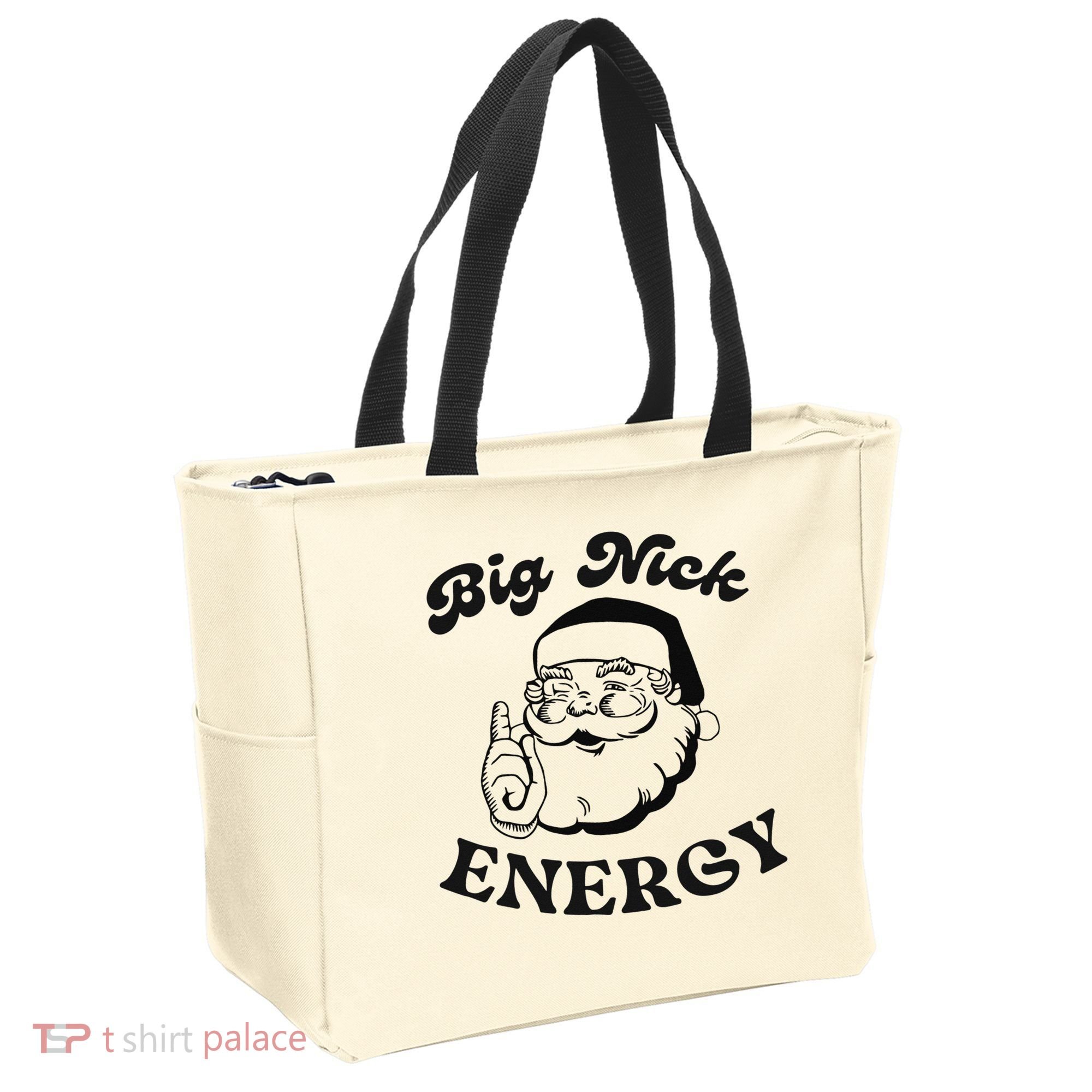 Big Nick Energy Santa Xmas Funny Christmas  Tote Bag