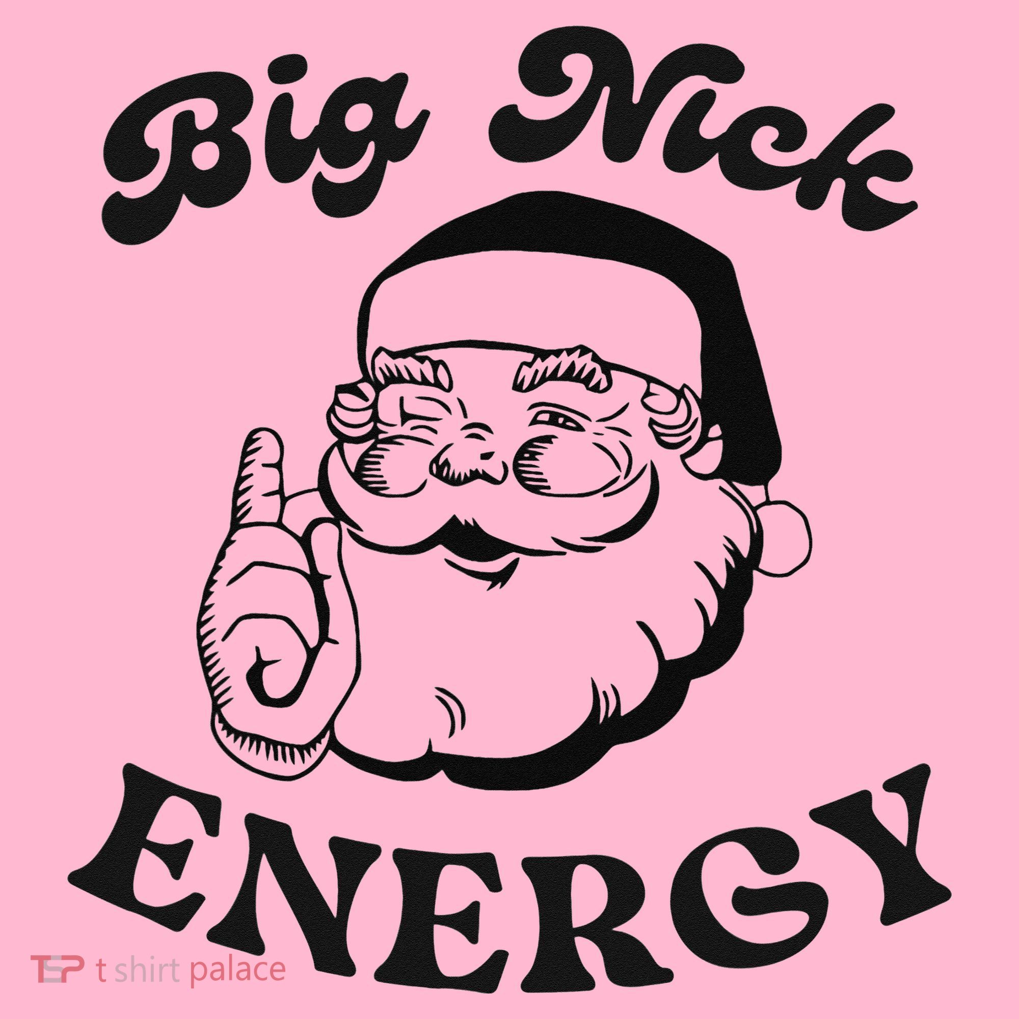 Big Nick Energy Santa Xmas Funny Christmas  Coaster