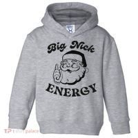 Big Nick Energy Santa Xmas Funny Christmas  Toddler Hoodie thumb 0