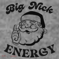 Big Nick Energy Santa Xmas Funny Christmas  Toddler Hoodie thumb 2
