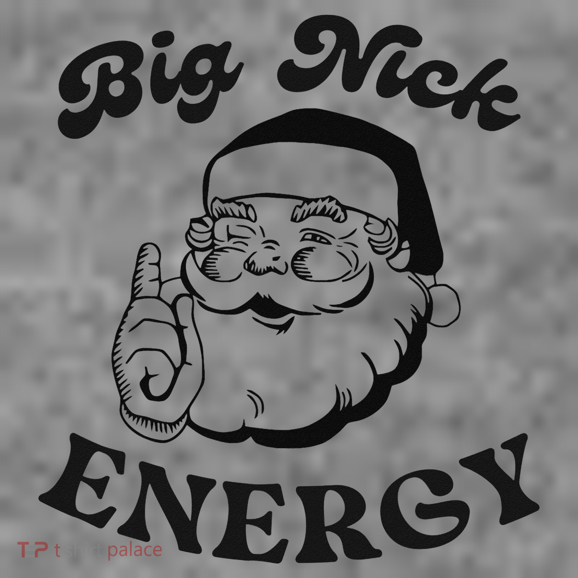 Big Nick Energy Santa Xmas Funny Christmas  Toddler Hoodie