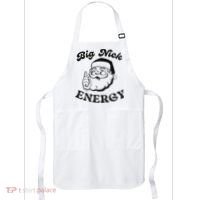 Big Nick Energy Santa Xmas Funny Christmas  Apron thumb 0