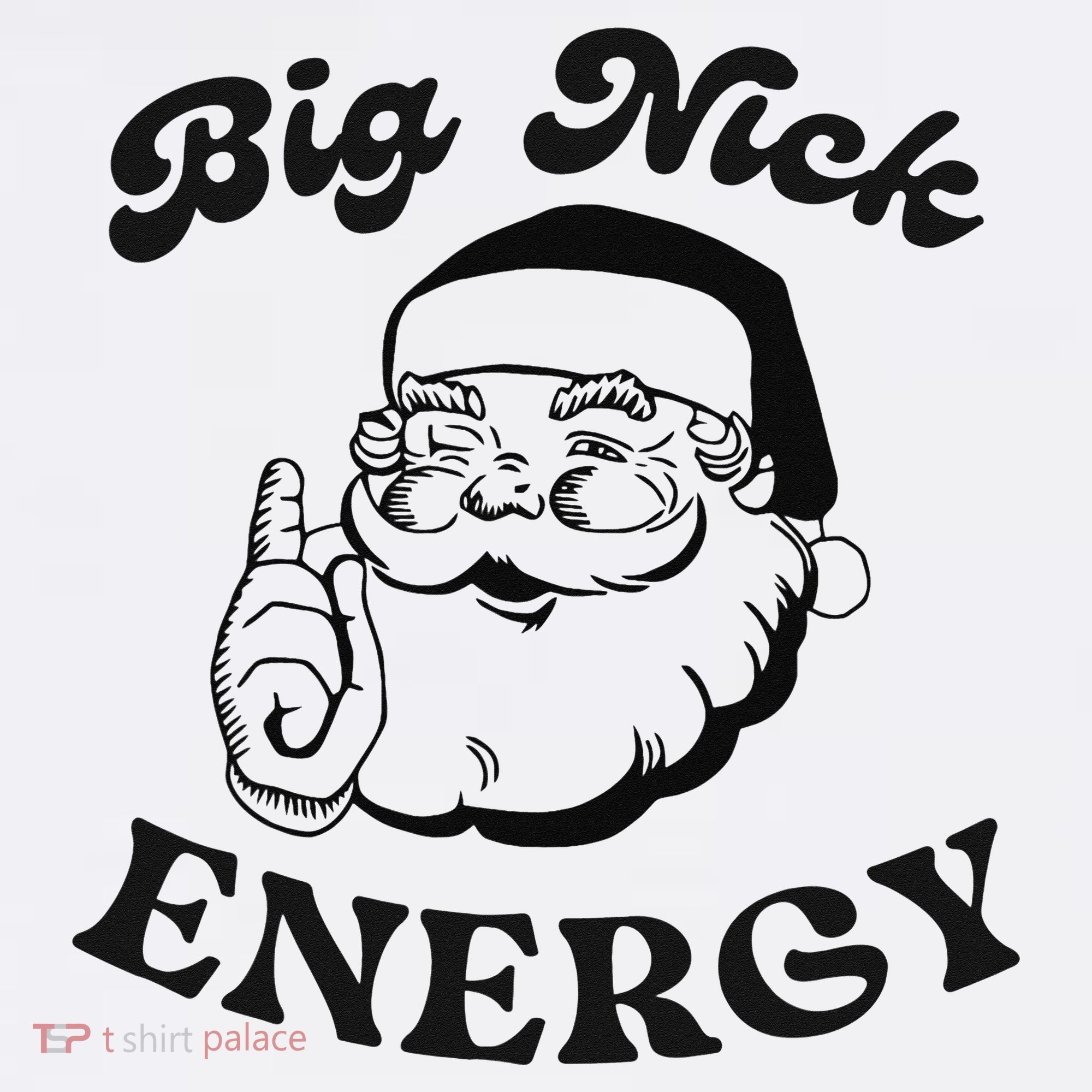 Big Nick Energy Santa Xmas Funny Christmas  Women's Hoodie