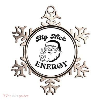 Big Nick Energy Santa Xmas Funny Christmas  Ornament
