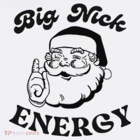 Big Nick Energy Santa Xmas Funny Christmas  Baby Bodysuit thumb 2