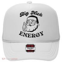 Big Nick Energy Santa Xmas Funny Christmas  Hat thumb 0
