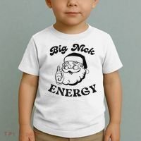 Big Nick Energy Santa Xmas Funny Christmas  Toddler T-Shirt thumb 2