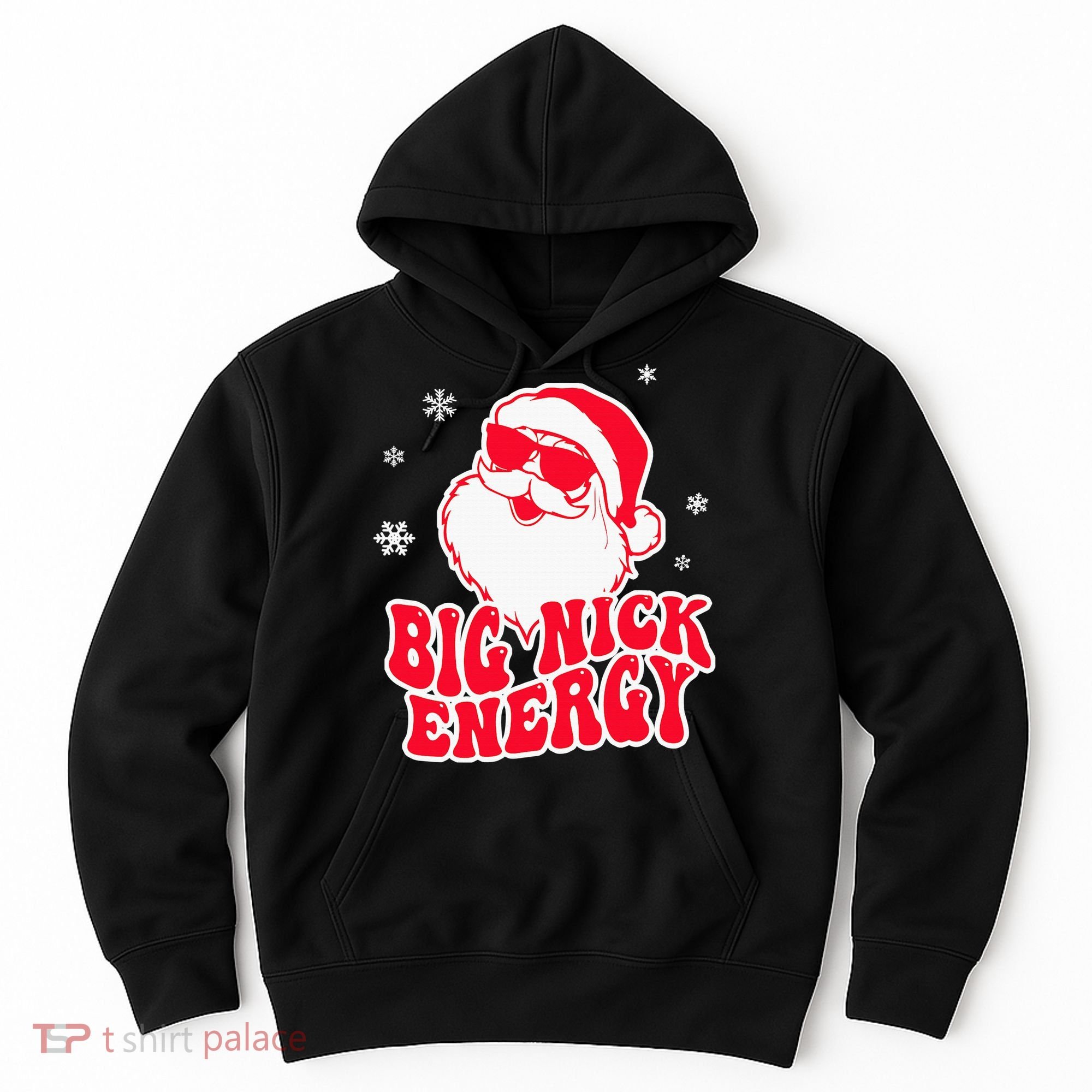 Big Nick Energy Shirt Christmas Reindeer Tshirt Cute Xmas Hoodie