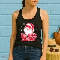 Big Nick Energy Shirt Christmas Reindeer Tshirt Cute Xmas Women's Tank Top thumb 2