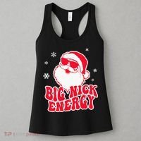 Big Nick Energy Shirt Christmas Reindeer Tshirt Cute Xmas Women's Tank Top thumb 3