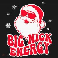 Big Nick Energy Shirt Christmas Reindeer Tshirt Cute Xmas Toddler Hoodie thumb 2