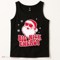 Big Nick Energy Shirt Christmas Reindeer Tshirt Cute Xmas Tank Top thumb 2