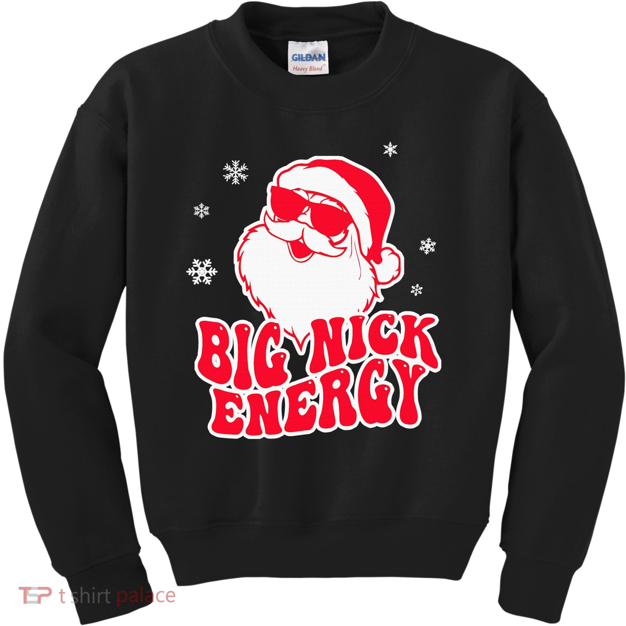Big Nick Energy Shirt Christmas Reindeer Tshirt Cute Xmas Kids Sweatshirt